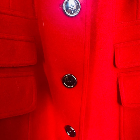 60% Lamb Wool - Red Pea Style Coat - Picture 6 of 8